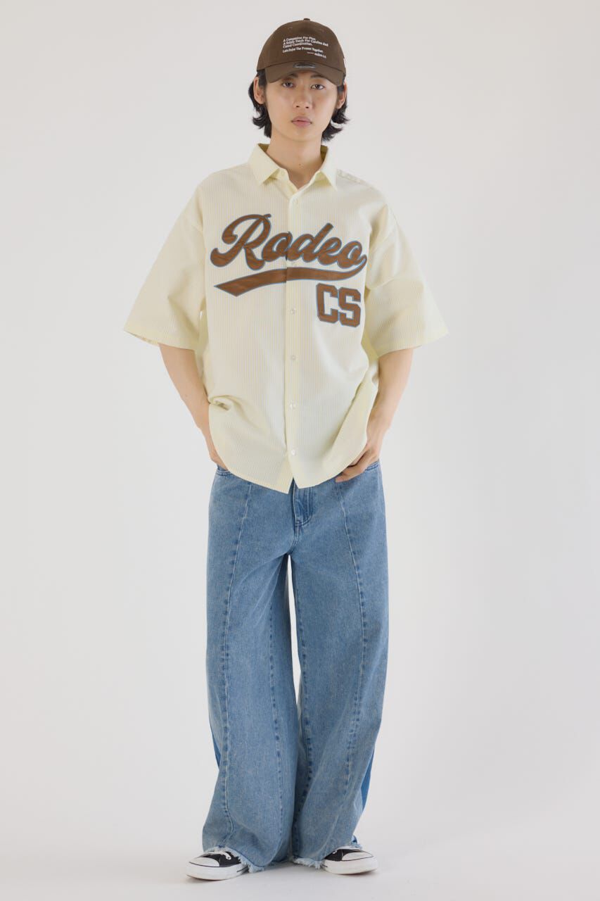 RODEO CROWNS「アップリケカレッジシャツ」|シャツ・ブラウス|