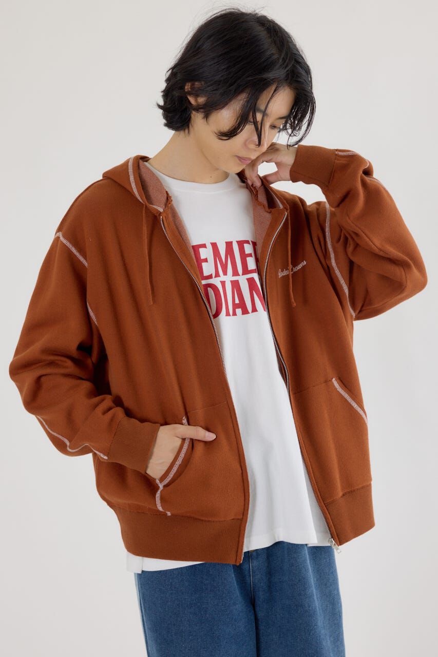 RODEO CROWNS「スウェットライクロゴZIPパーカー」|パーカー|