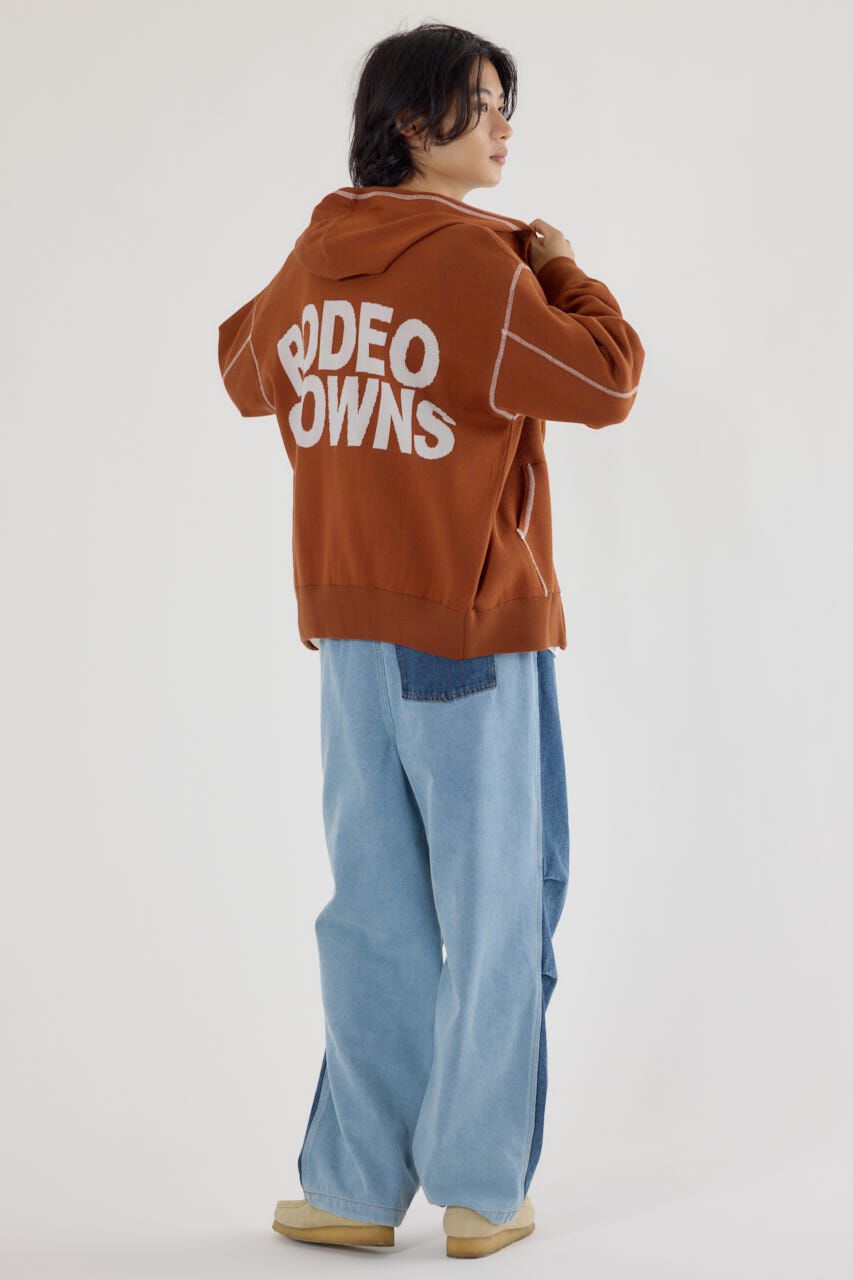 RODEO CROWNS「スウェットライクロゴZIPパーカー」|パーカー|