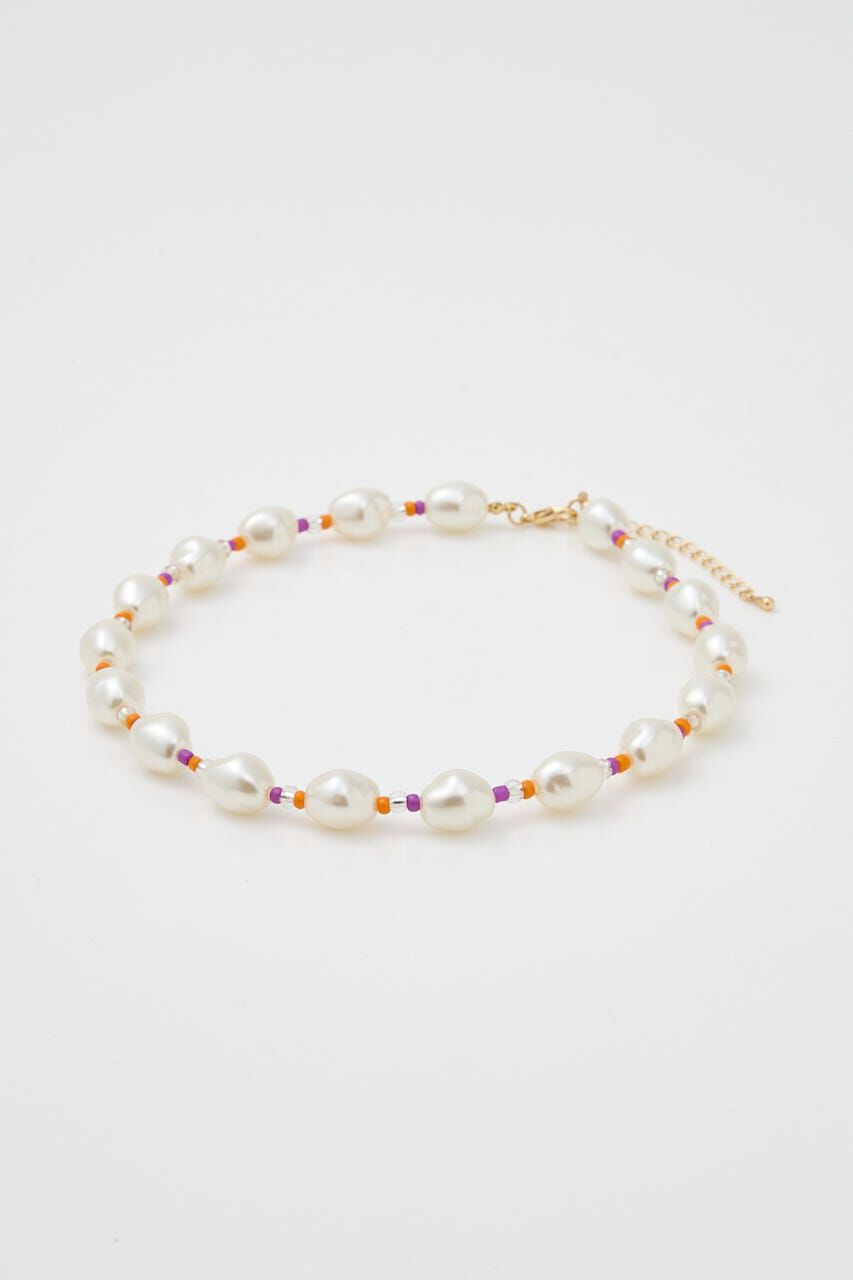 RODEO CROWNS「フェイクパールビーズネックレス」|ネックレス|