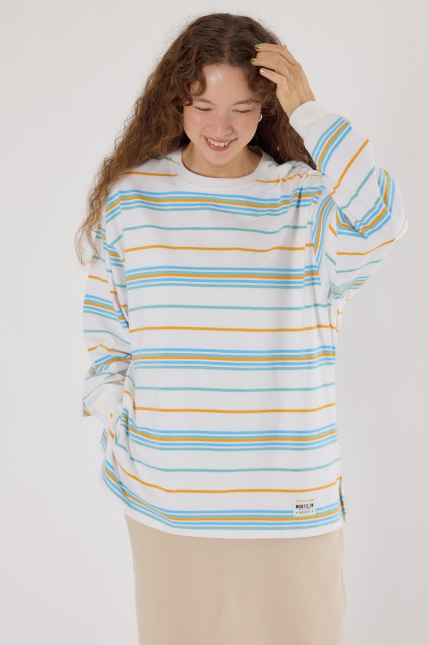 RODEO CROWNS「マルチボーダートップス」|Tシャツ・カットソー|