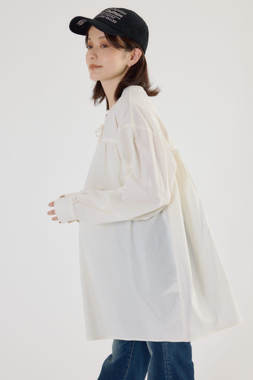 RODEO CROWNS「レースアップ2WAYブラウス」|シャツ・ブラウス|