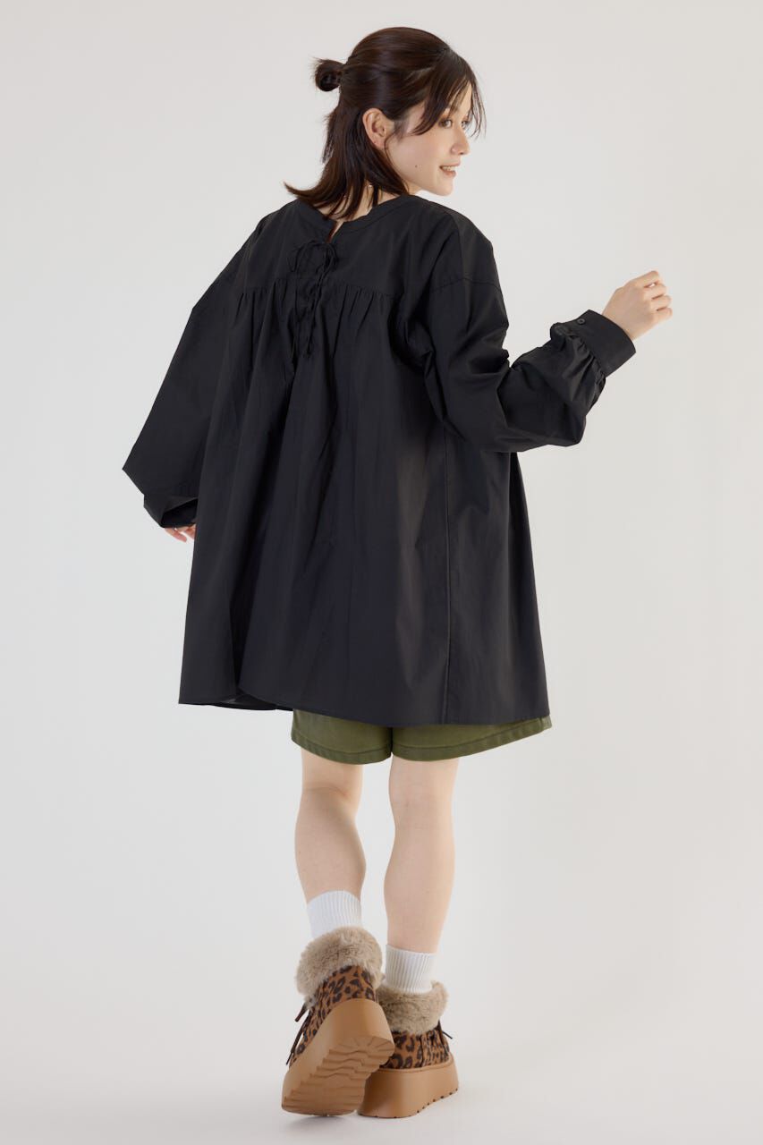 RODEO CROWNS「レースアップ2WAYブラウス」|シャツ・ブラウス|