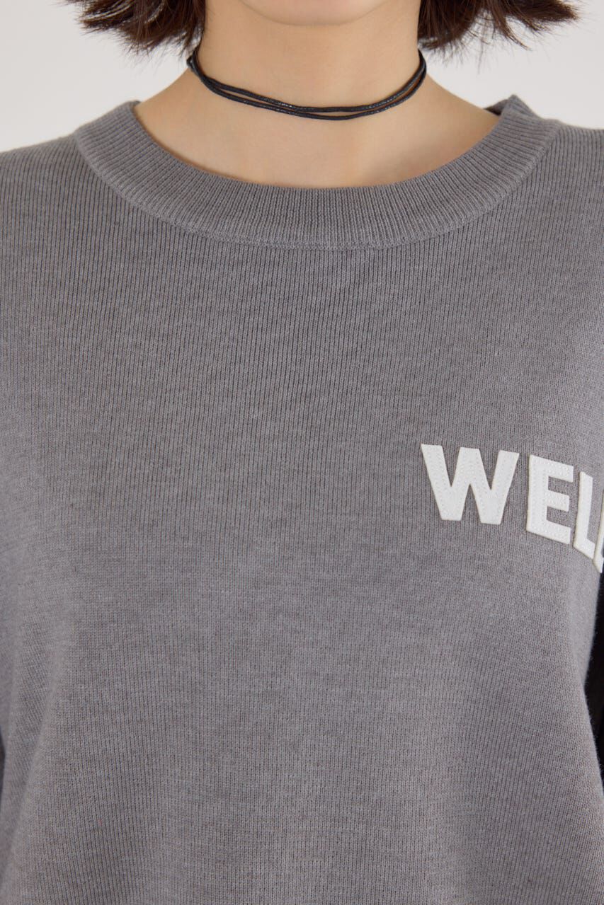 RODEO CROWNS「フェルトアップリケニットトップス」|ニット・セーター|