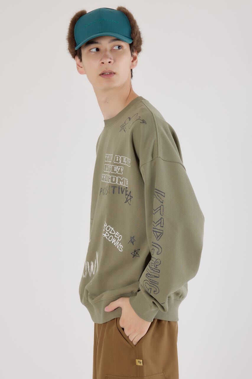 RODEO CROWNS「DRAWING スウェット」|パーカー|