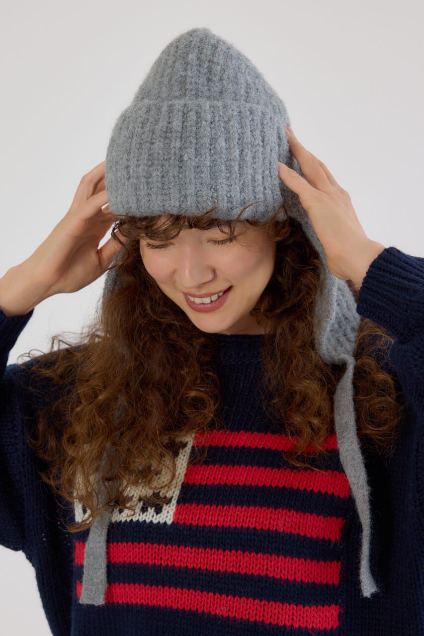 RODEO CROWNS「イヤーフラップニットキャップ」|その他|GRY