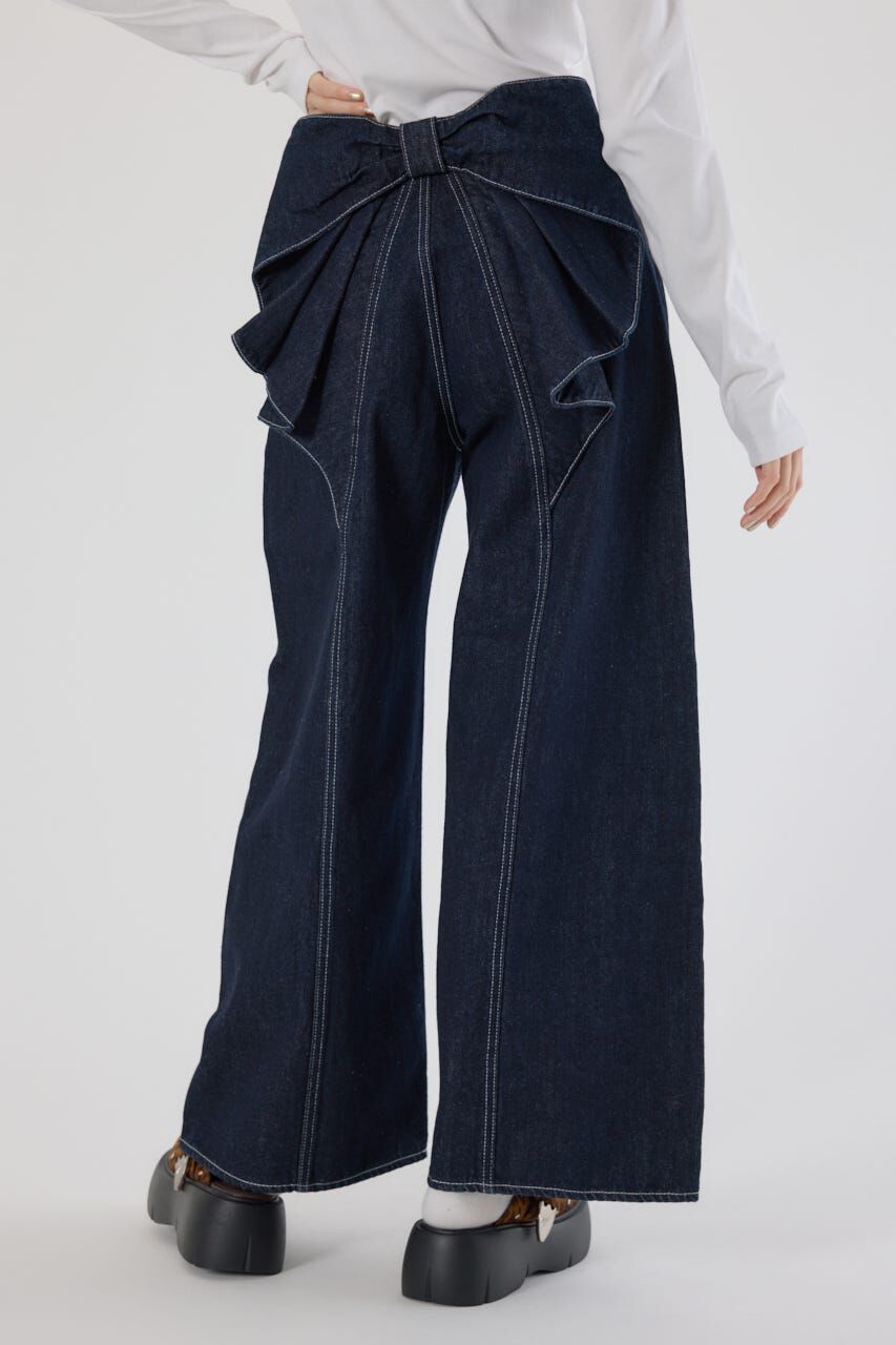 RODEO CROWNS「ビッグリボンデニムパンツ」|デニム|