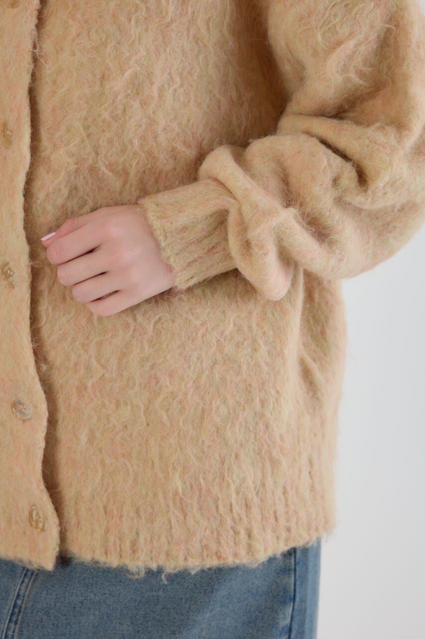 RODEO CROWNS「2WAY Fluffyシャギーニットカーディガン」|カーディガン|