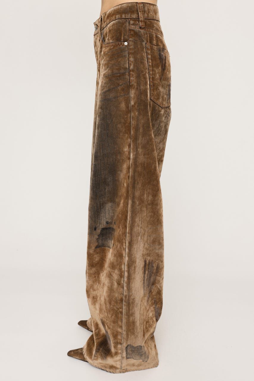 SLY「L／W VINTAGE FLOCKY DENIM パンツ」|デニム|