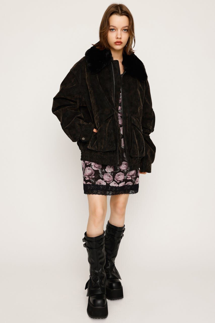 SLY「WASHED PUFFER ブルゾン」|ブルゾン・スタジャン|