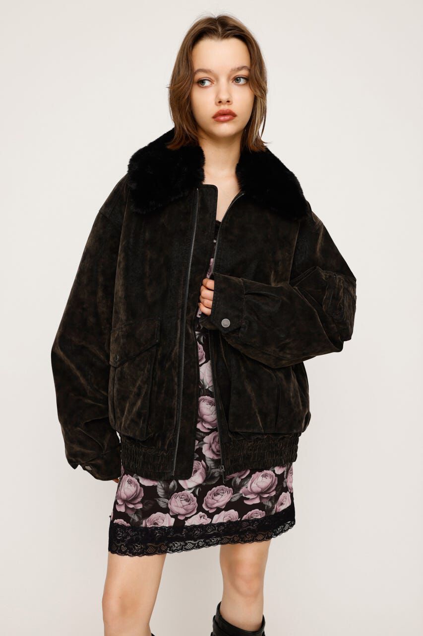 SLY「WASHED PUFFER ブルゾン」|ブルゾン・スタジャン|