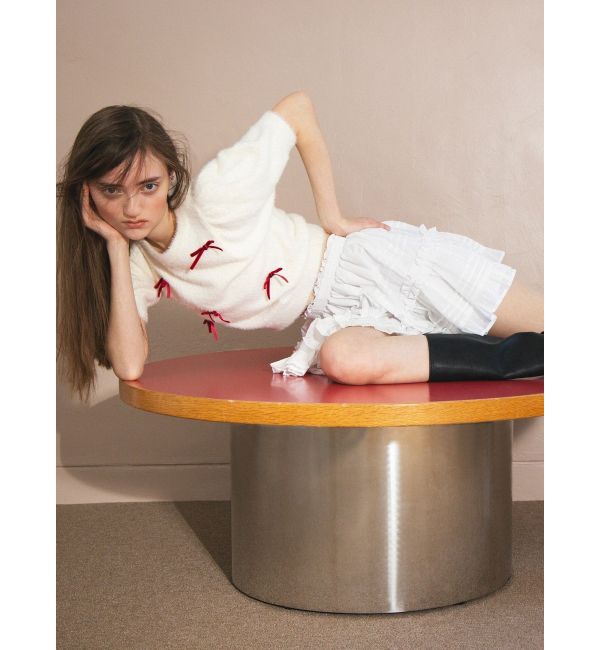 CALNAMUR「メニーリボンシャギーニット」|ニット・セーター|