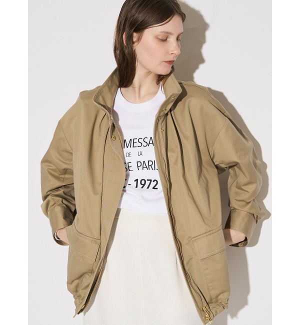 ELENDEEK「CHINO STAND TUCK FORM CT」|その他|ベージュ