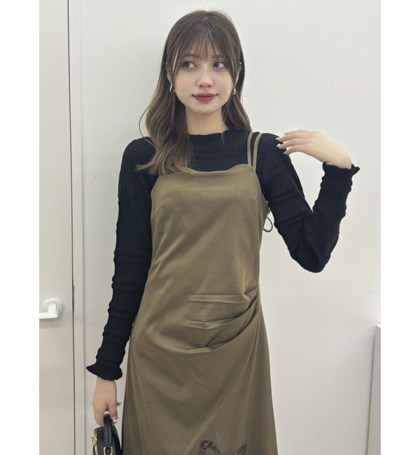 dazzlin「バックリボンプチフリルニットトップス」|ニット・セーター|