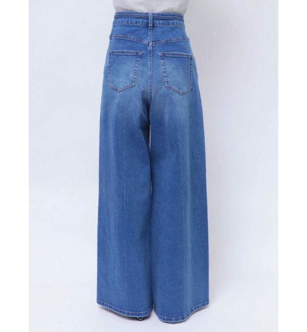 MERCURYDUO「【OUNNOUN】ハイライズワイドレッグデニム」|その他|