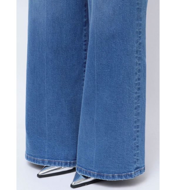 MERCURYDUO「【OUNNOUN】ハイライズワイドレッグデニム」|その他|