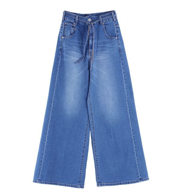 MERCURYDUO「【OUNNOUN】ハイライズワイドレッグデニム」|その他|