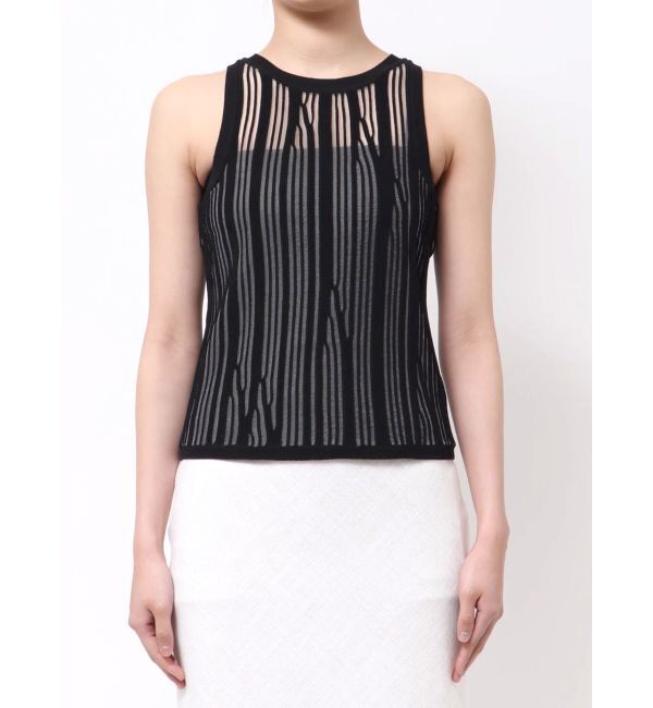 MERCURYDUO「【OUNNOUN】ランダムストライプアメスリニット」|ニット・セーター|