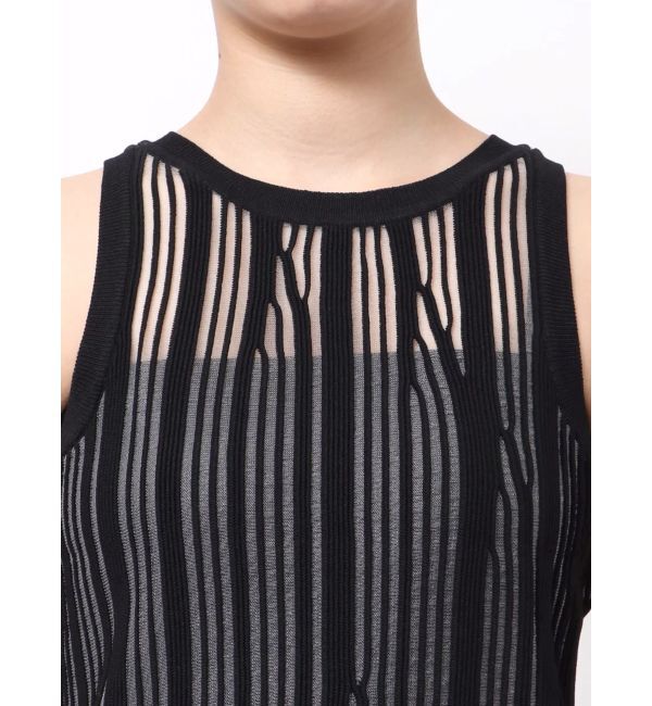 MERCURYDUO「【OUNNOUN】ランダムストライプアメスリニット」|ニット・セーター|