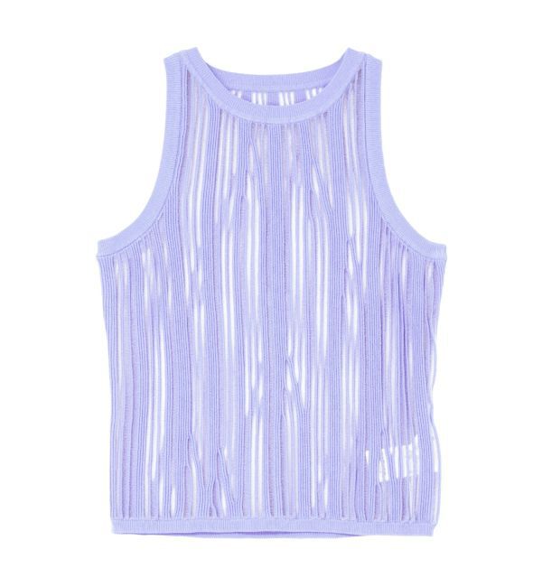 MERCURYDUO「【OUNNOUN】ランダムストライプアメスリニット」|ニット・セーター|