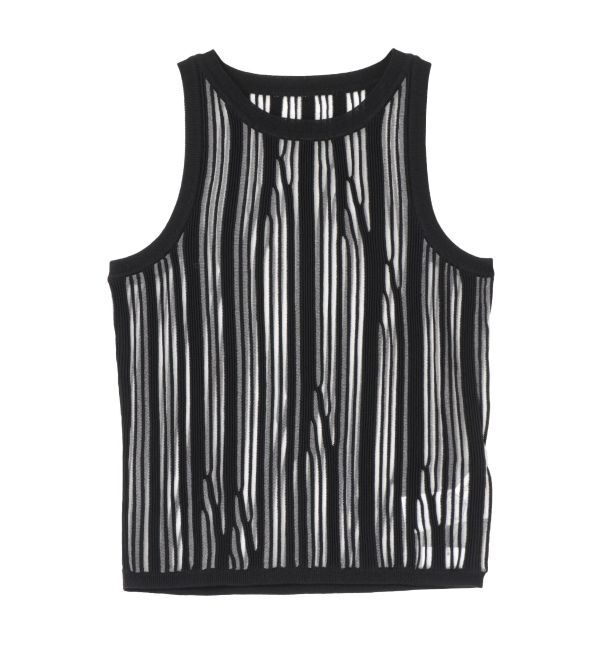 MERCURYDUO「【OUNNOUN】ランダムストライプアメスリニット」|ニット・セーター|