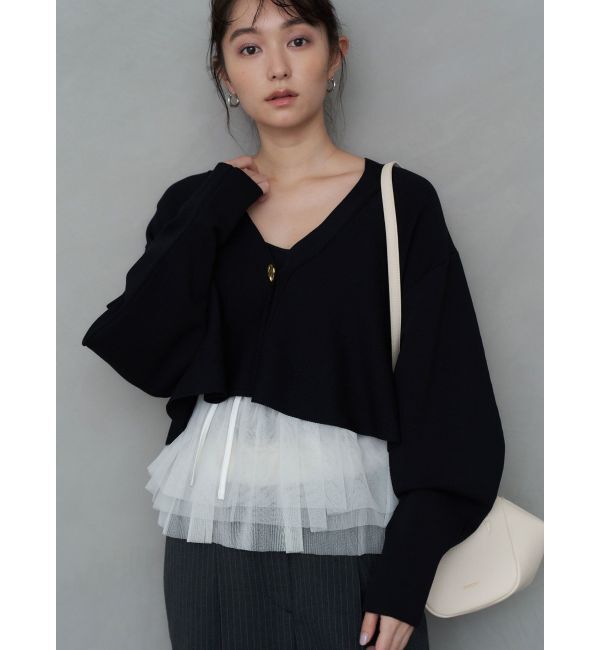 MERCURYDUO「Serena Ruched Hobo Handle Crossbody Bag」|ハンドバッグ|