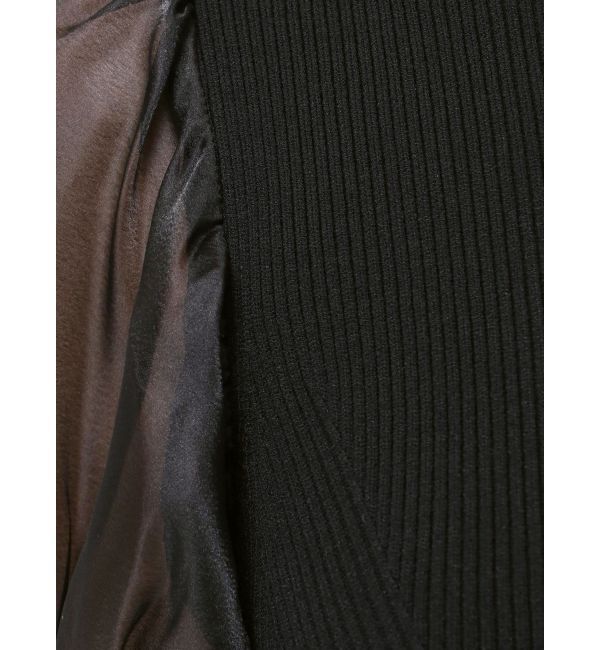 MERCURYDUO「異素材スリーブリブマーメイドワンピース」|ワンピース|