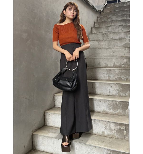 MURUA「ワンショルハーフニット」|ニット・セーター|