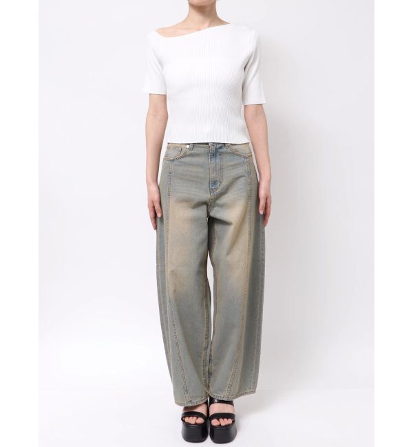 MURUA「ワンショルハーフニット」|ニット・セーター|