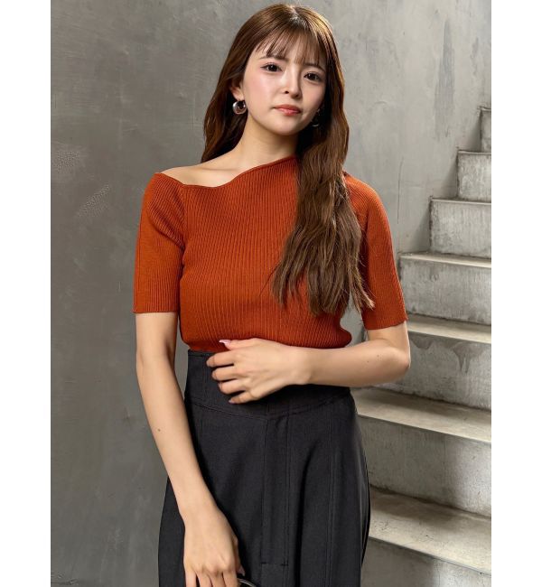MURUA「ワンショルハーフニット」|ニット・セーター|