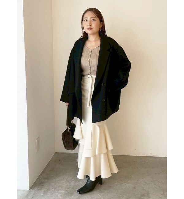 LAGUNAMOON「ツイードオーバージャケットコート」|その他|
