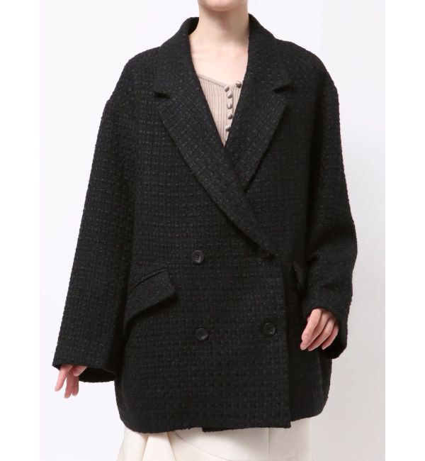 LAGUNAMOON「ツイードオーバージャケットコート」|その他|