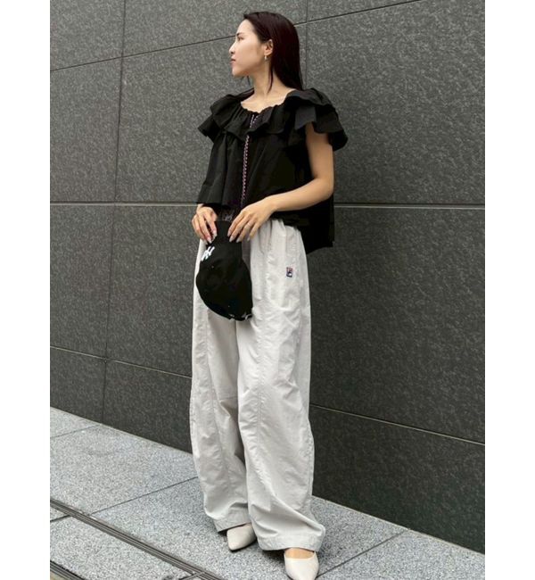 LAGUNAMOON「【FILA別注】エアリーナイロンバナナパンツ」|その他|