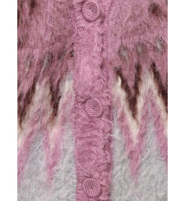 jouetie「パターンモヘアライクルーズカーデ」|カーディガン|