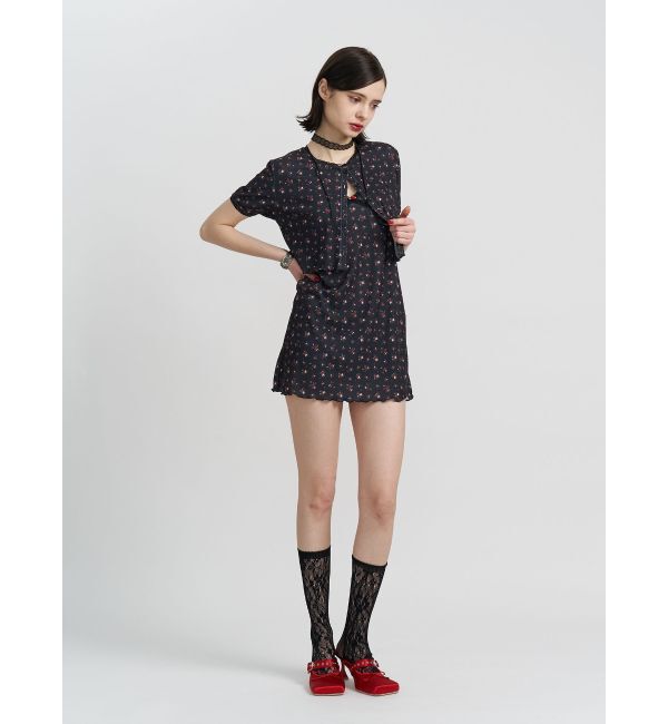 jouetie「フラワーカットカーデ【セット対応】」|カーディガン|