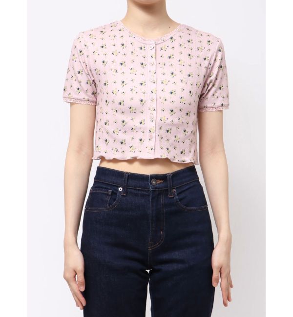 jouetie「フラワーカットカーデ【セット対応】」|カーディガン|