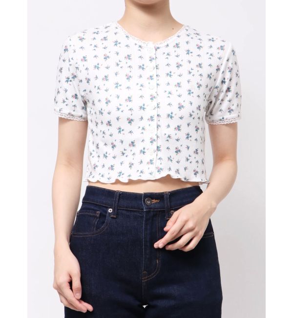 jouetie「フラワーカットカーデ【セット対応】」|カーディガン|