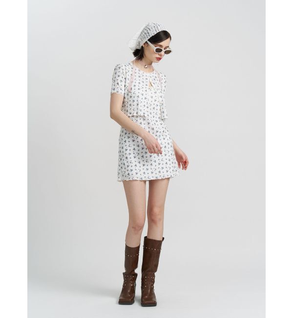 jouetie「フラワーカットカーデ【セット対応】」|カーディガン|