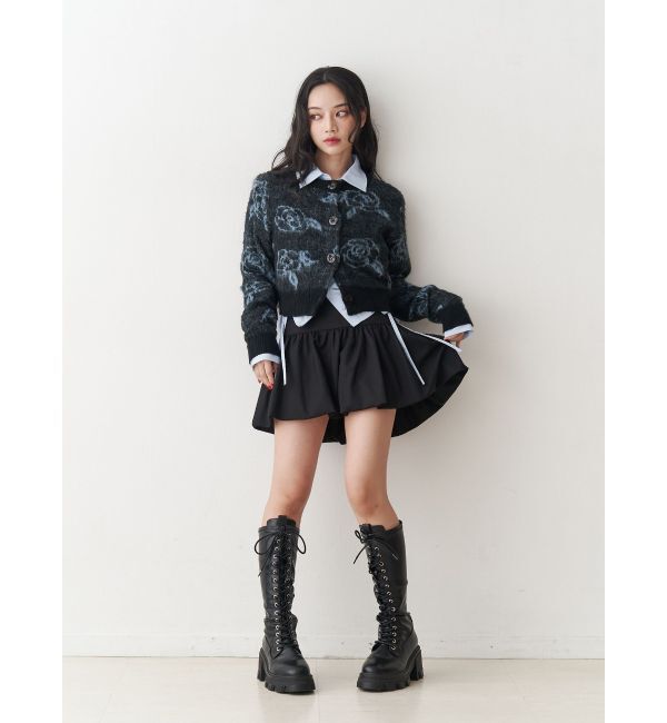 jouetie「2WAYパターンショートカーデ」|カーディガン|