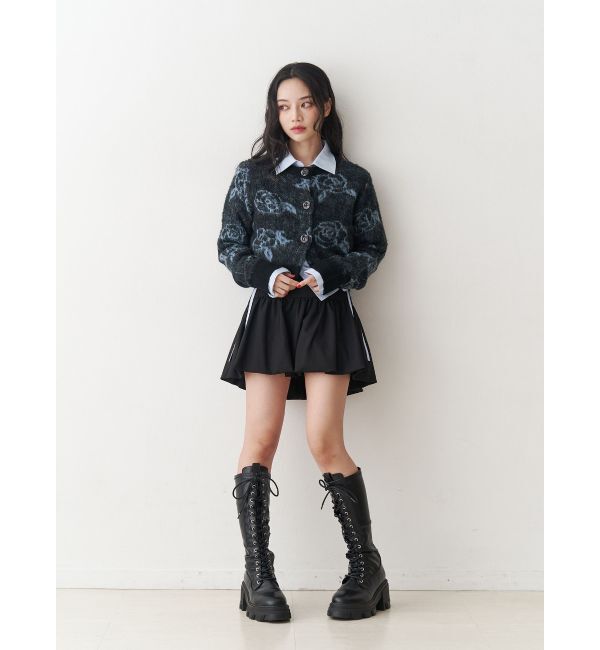 jouetie「2WAYパターンショートカーデ」|カーディガン|