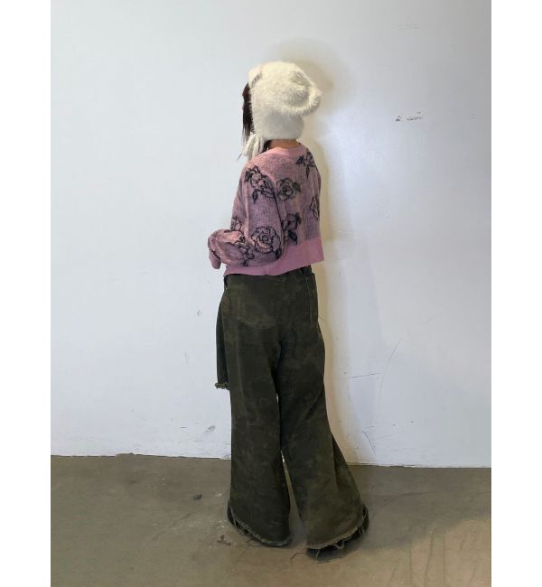 jouetie「2WAYパターンショートカーデ」|カーディガン|