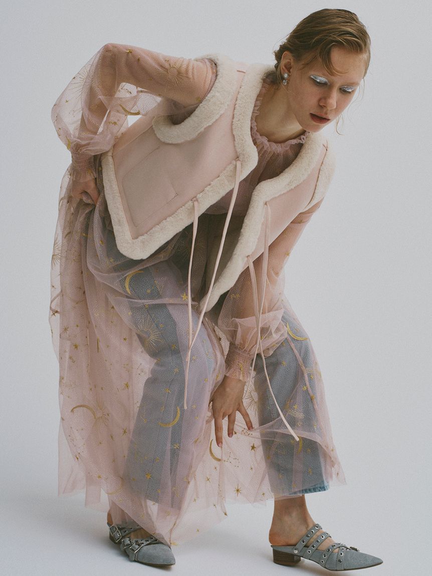 FURFUR「クロスストラップアイレットシューズ」|サンダル|