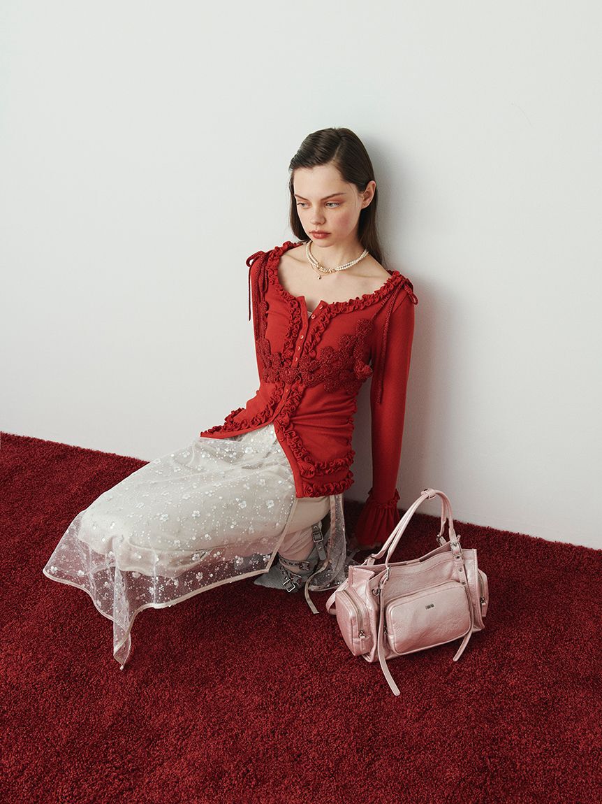 FURFUR「スパンコールラップスカート」|スカート|