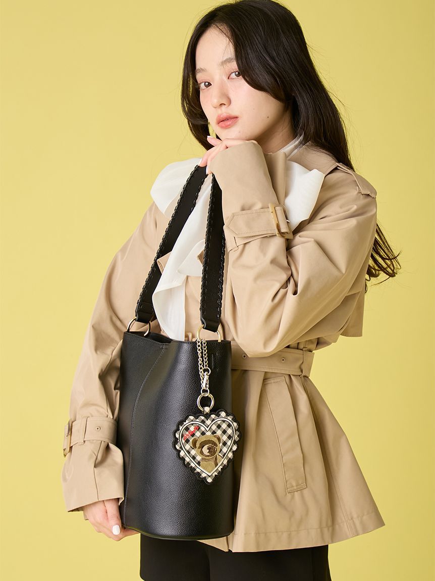 LILY BROWN「エンブロイダリーミラーチャーム」|キーケース|