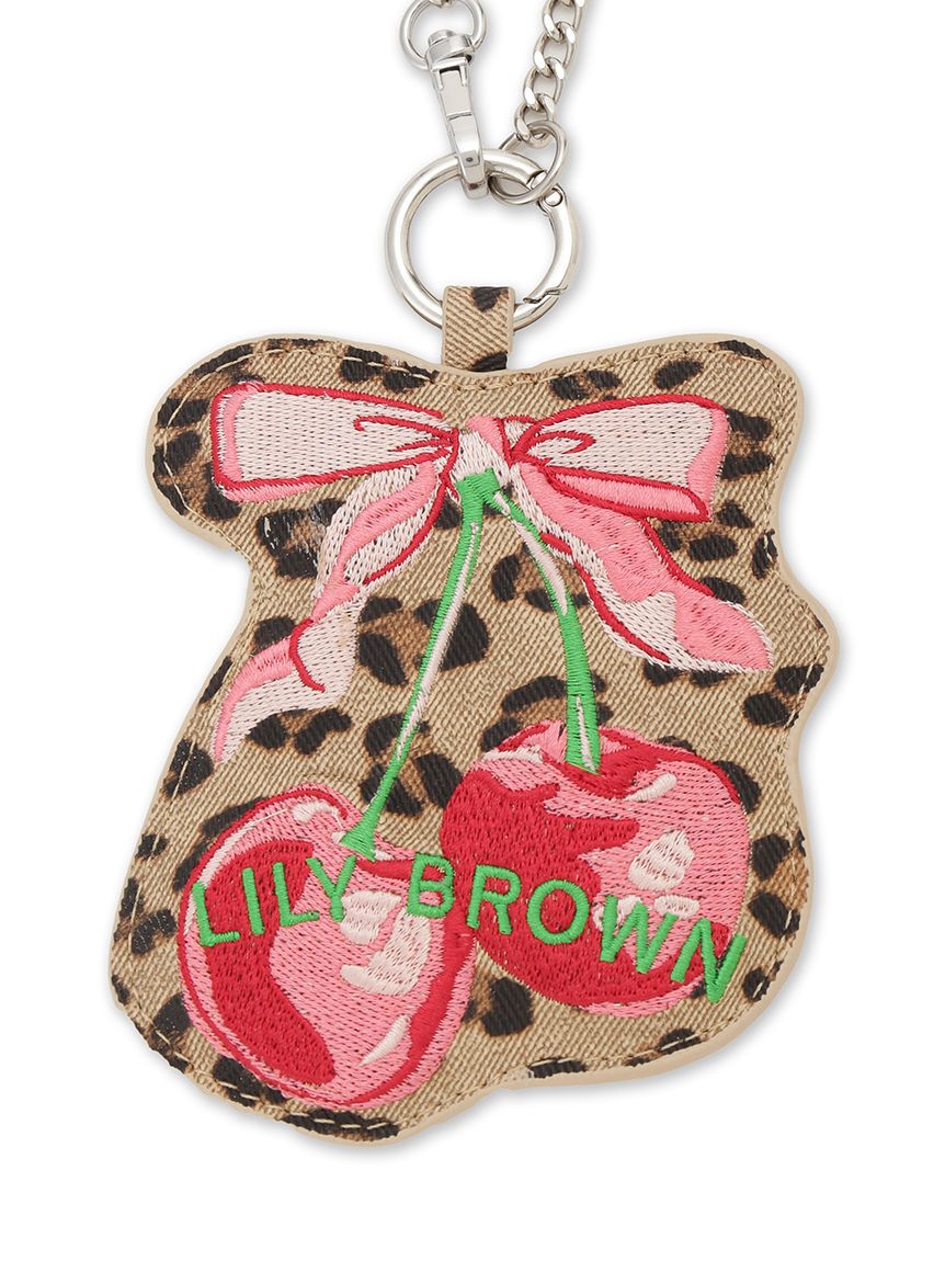 LILY BROWN「エンブロイダリーミラーチャーム」|キーケース|