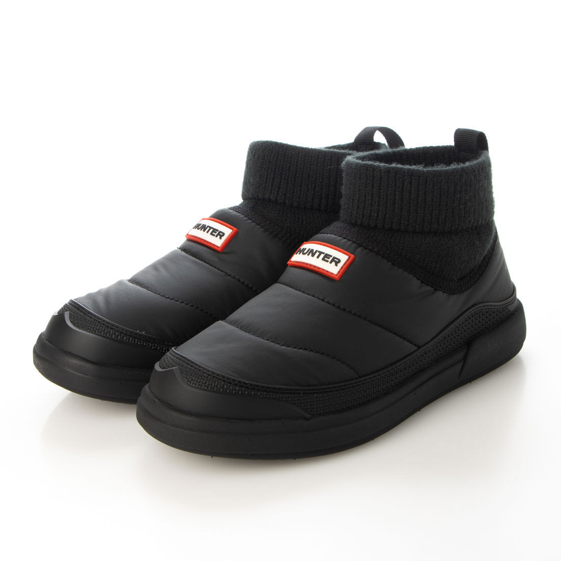 HUNTER「WOMENS IN/OUT PUFFER KNIT BOOT」|ショートブーツ|