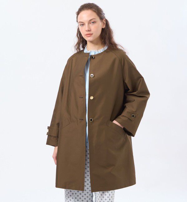 MACKINTOSH PHILOSOPHY「【WELBURY NO COLLAR(ウェルベリーノーカラー)】ダブルクロス製」|その他|ブラウン