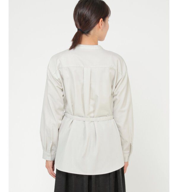 IKKA LOUNGE「ベルトセット2WAYシャツ」|カーディガン|