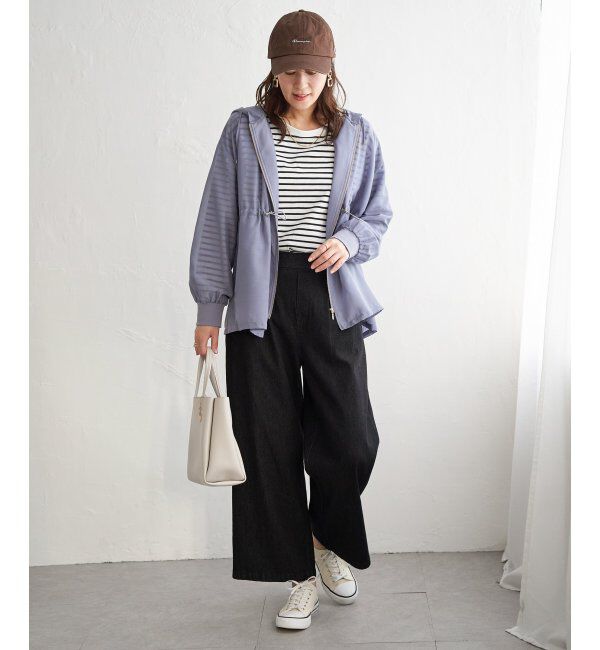 ikka「コットンUVケア裾ラウンドロンT」|Tシャツ・カットソー|