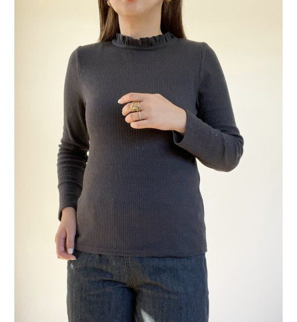 Lbc with Life「サンカクテレコエリフリルロンＴ」|Tシャツ・カットソー|